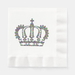 Royal Crown in patterns  Napkin