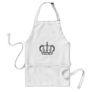 Royal Crown in patterns Standard Apron