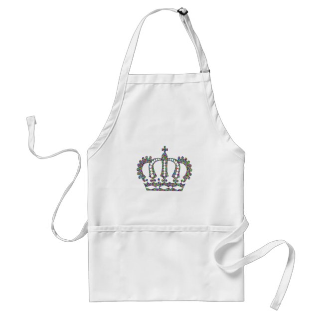 Royal Crown in patterns  Standard Apron (Front)