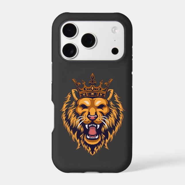 Royal Crown Lion iPhone 17 Case  (Back)