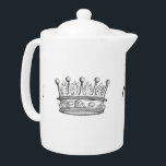 Royal Crown Monogram<br><div class="desc">This design features an illustration of a royal crown with two monogram initials for you to personalise.  Gift idea for a dad,  uncle,  brother or friend.</div>