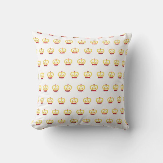 Royal Crown Pattern Cushion (Front)