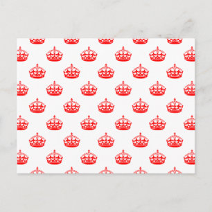Royal Crown Red Postcard
