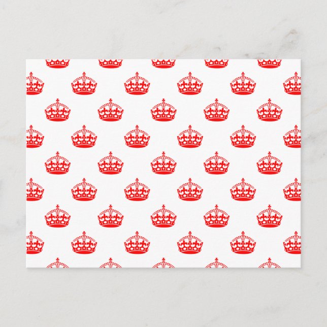 Royal Crown Red Postcard (Front)