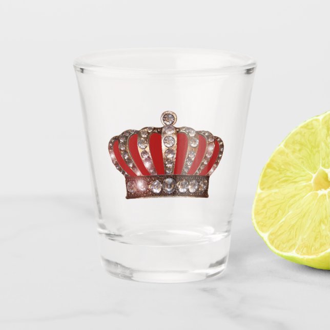 “Royal Crown” Shot Glass (Front)