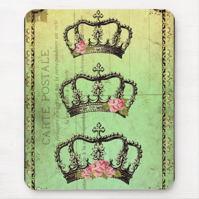 *RoYaL CRoWNs for Her MaJeSTy'S MouSe* Mouse Mat (Front)