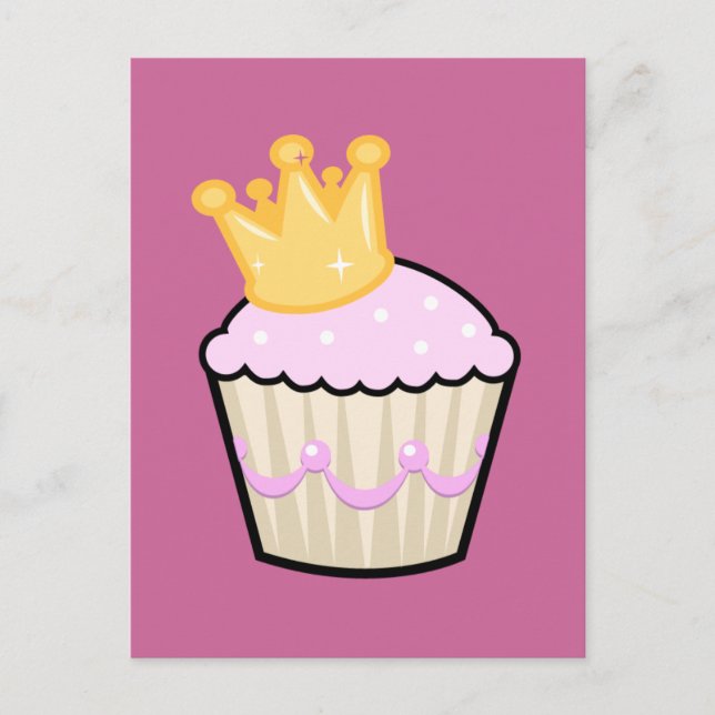 Royal Cupcake Postcard (Front)