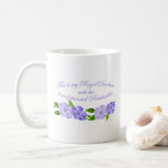 Royal Doulton with Hand Painted Periwinkles Coffee Mug<br><div class="desc">Now we can all be like Hyacinth Bucket.</div>