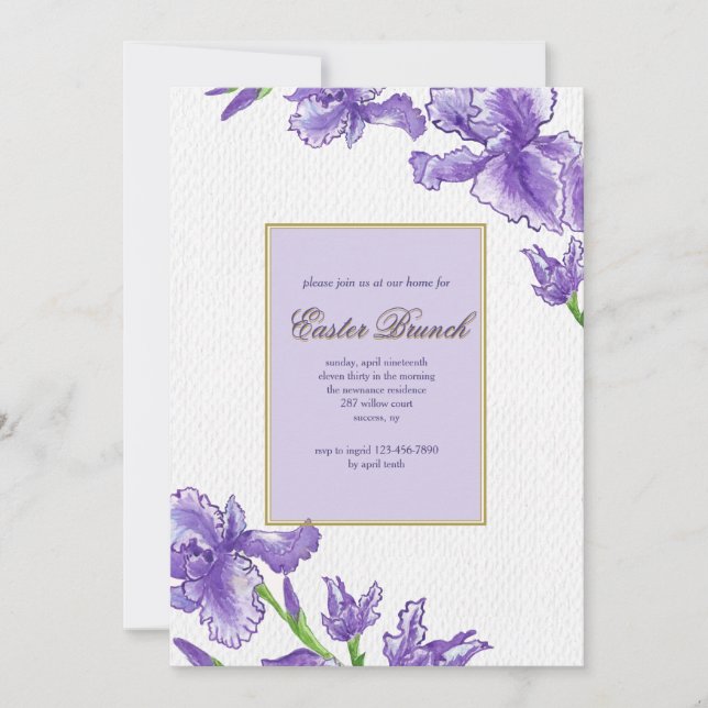 Royal Easter Invitation (Front)