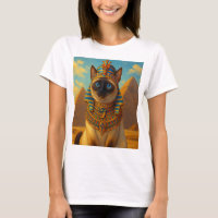 Royal Egyptian Pharaoh Cat in Desert