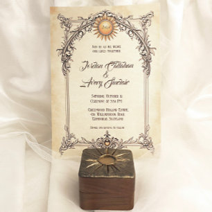 Royal Elegance Vintage Baroque Wedding Invitation