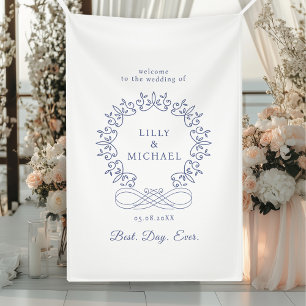 Royal, Elegant, "Best-Day-Ever" Wedding Banner