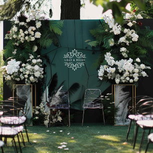 Royal, Elegant, Wedding Window Cling