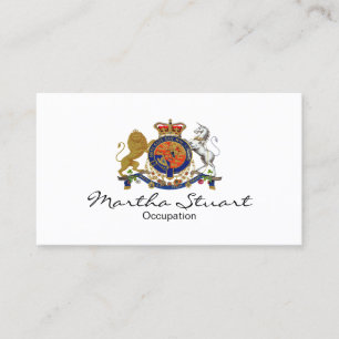 Royal Emblem ~ Business Card / Unisex