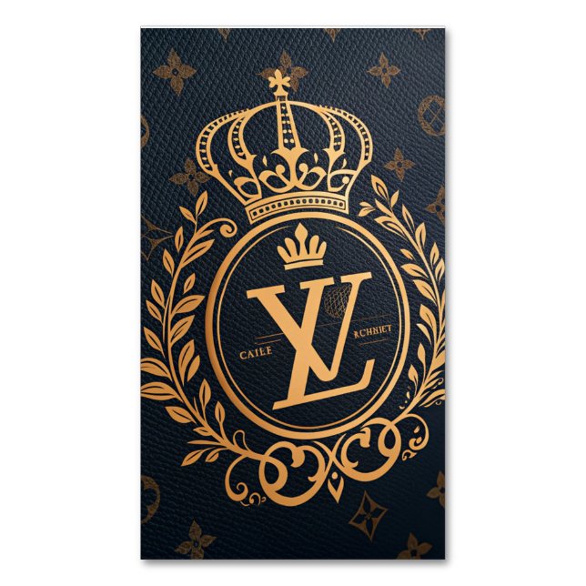 Royal Emblem  Magnetic Business Card (Front Vertical)