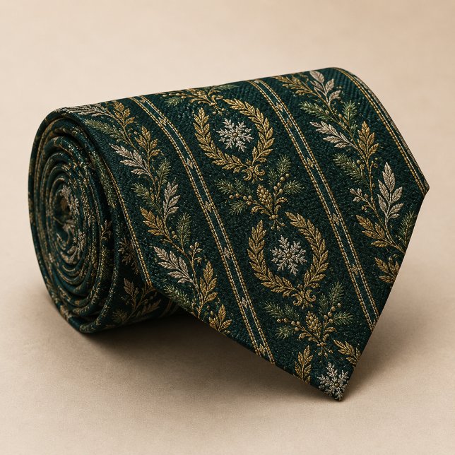 Royal Emerald Botanical Luxury Tie (Creator Uploaded)