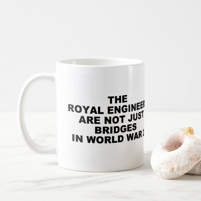 Royal Engineers Mug (With Donut)
