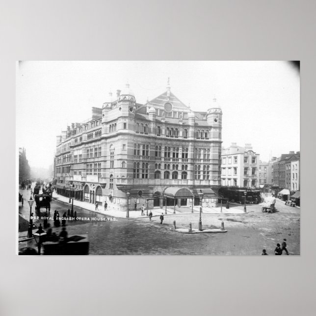 Royal English Opera House, 1891 Poster (Front)