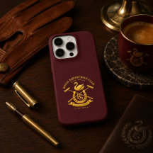 Royal Equestrian Club Burgundy iPhone Case | Old M