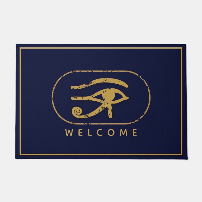 ROYAL EYE OF HORUS DOORMAT (Front)