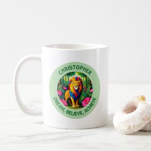 Royal Fairy Lion Big Cat Coffee Mug