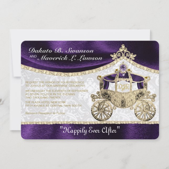 Royal Fairytale Invitation (Front)