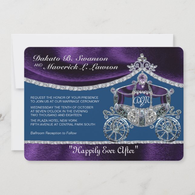 Royal Fairytale Invitation (Front)