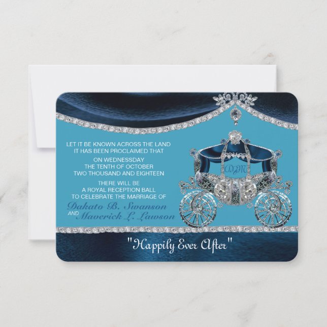 Royal Fairytale Save the Date (Front)