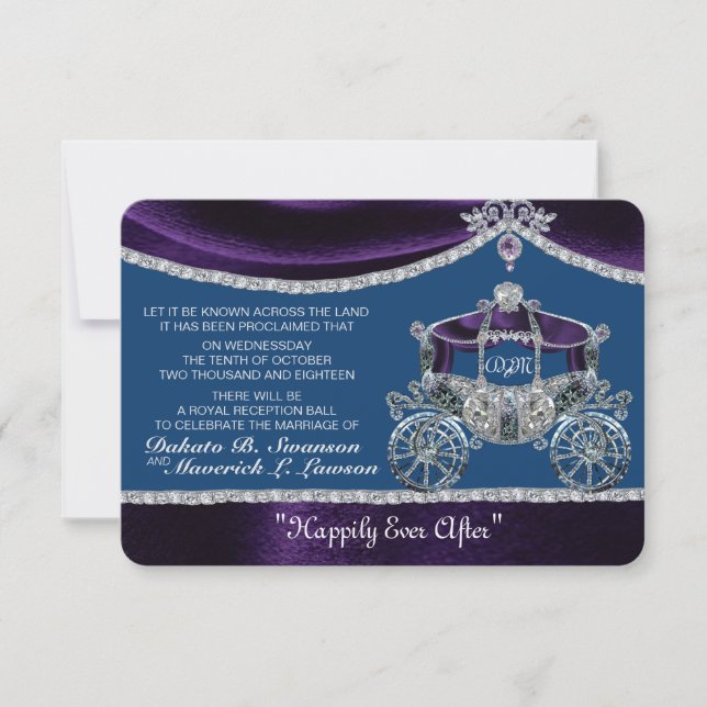 Royal Fairytale Save the Date (Front)