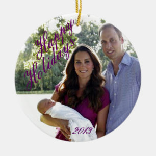 Royal family 2013 ceramic tree decoration