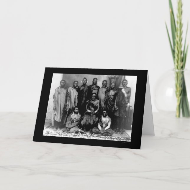 Royal Family in Kenya 1909 Card (Front)