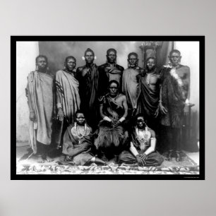 Royal Family in Kenya 1909 Poster