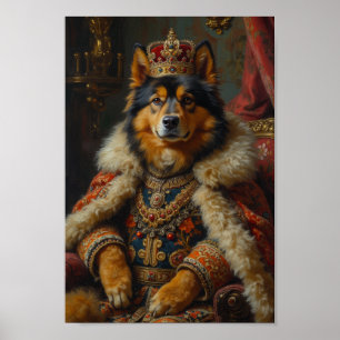 Royal Finnish Lapphund Portrait Poster