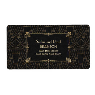 Royal Fleur-de-Lis Art Deco 1920s Wedding