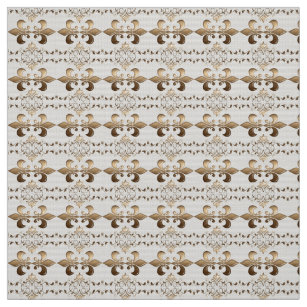 Royal, Fleur de Lis  pattern Fabric