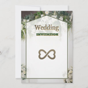 Royal Floral Art Wedding Invitation