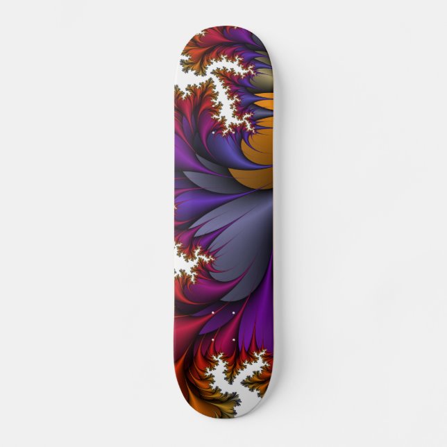 royal floral skateboard (Front)