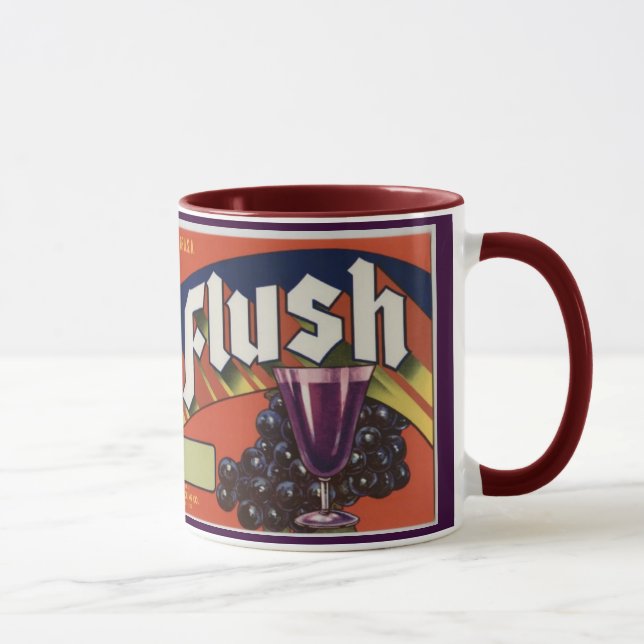 Royal Flush Grapes Mug (Right)
