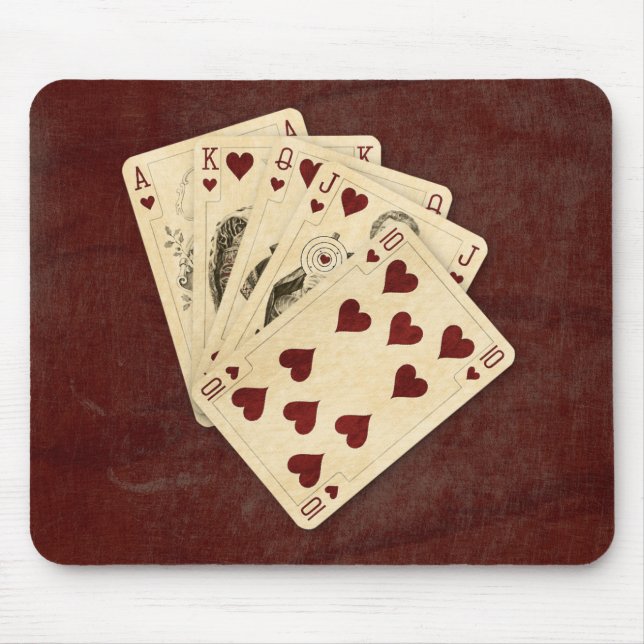 Royal Flush Mouse Mat (Front)