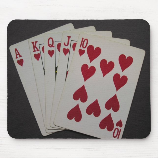 Royal Flush Mouse Mat (Front)