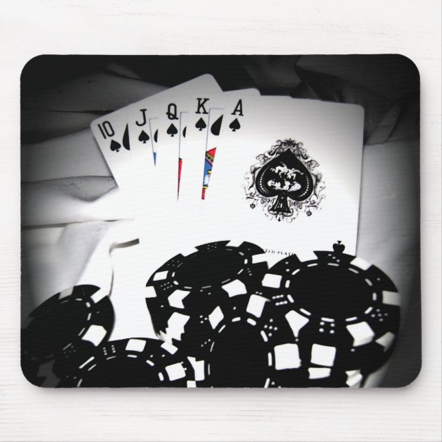 Royal Flush Mouse Mat (Front)