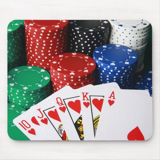 Royal Flush Mouse Pad (Front)