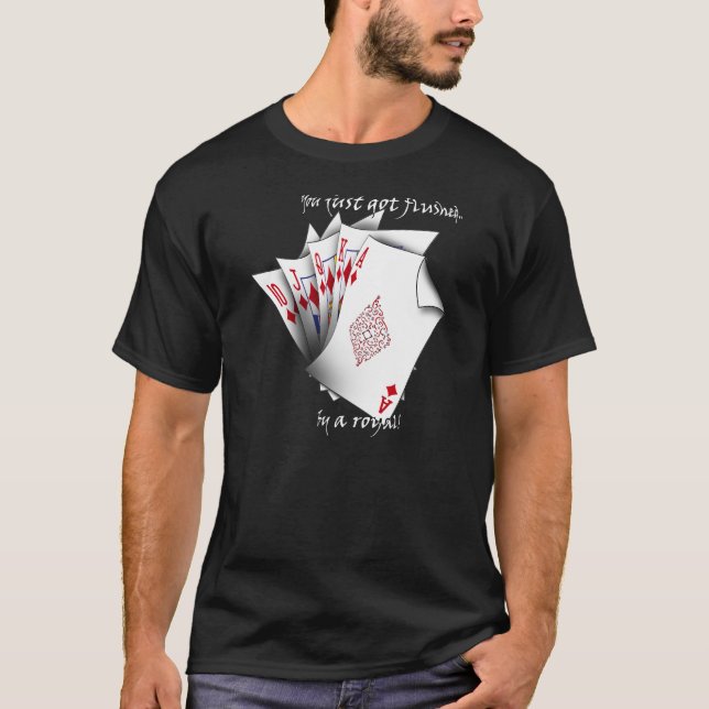 Royal Flush of Diamonds T-Shirt (Front)
