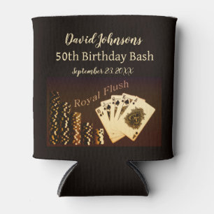 Royal Flush Poker Party Favour Can Cooler