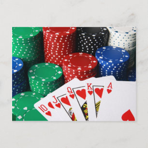 Royal Flush Postcard