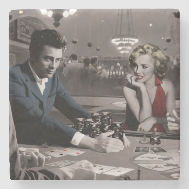 Royal Flush Stone Coaster (Front)