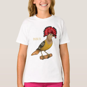 Royal flycatcher bird cartoon illustration T-Shirt