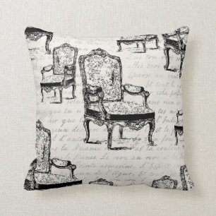 Royal French Throw Pillow