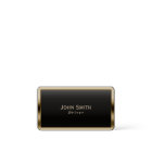 Royal Gold Border Driver Business Card