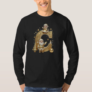 Royal Gold C Luxury Santa Men's Long Sleeve T-Shirt